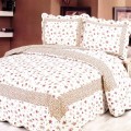 ผ้าคลุมเตียงนอนขนาด 230*250 ซม ผลิตจากผ้าค็อตตอนอย่างดี รหัส 9049