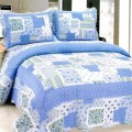 ผ้าคลุมเตียงนอน ขนาด 230*250 ซม ผลิตจากผ้าฝ้ายค็อตตอนอย่างดี รหัส 9195