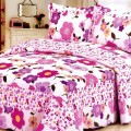ผ้าคลุมเตียงขนาด 230*250 ซม ผลิตจากผ้าฝ้ายค็อตตอนอย่างดี รหัส 9045 0